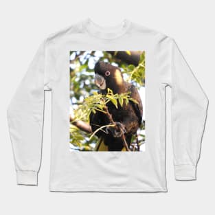 Yellow-tailed Black Cockatoo Long Sleeve T-Shirt